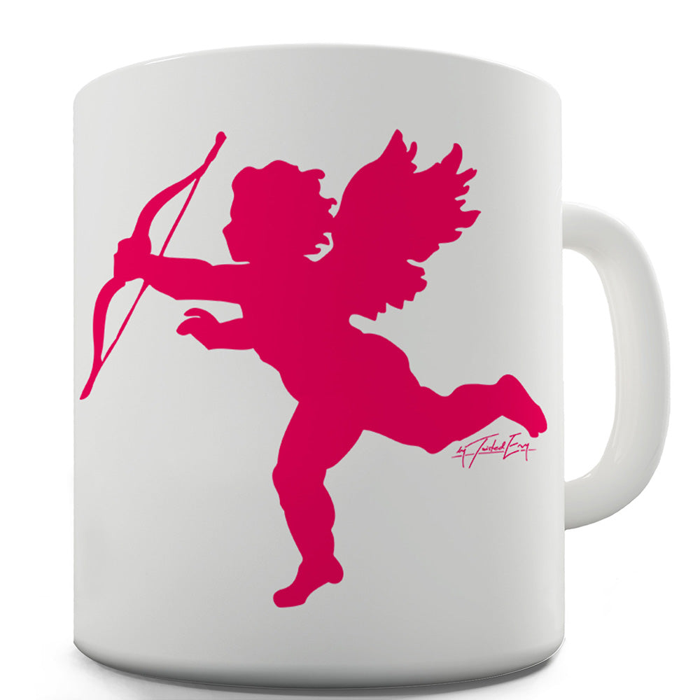 Flying Cupid Pocket Placement Funny Mugs For Women