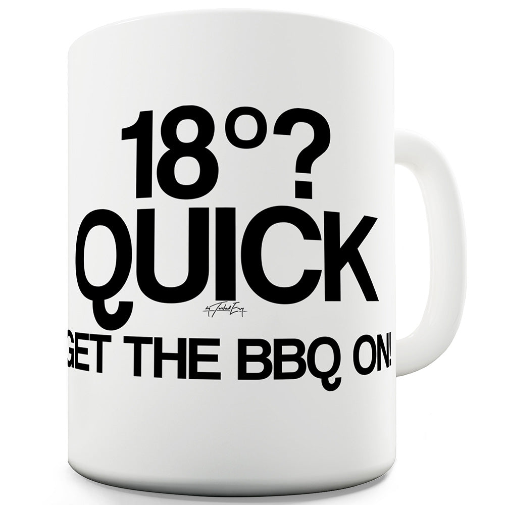 Get The BBQ On Funny Mugs For Men