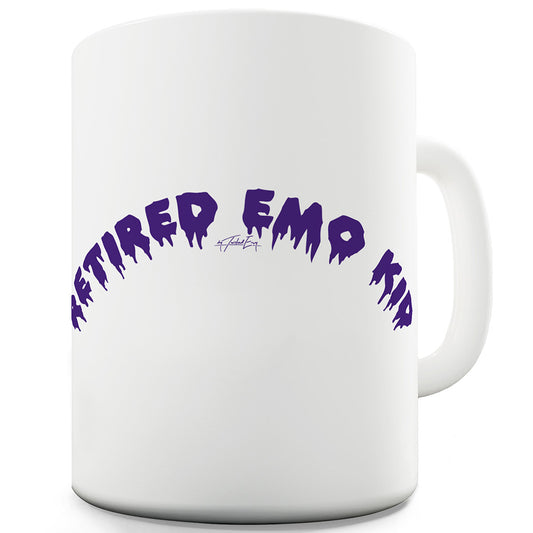 Retired Emo Kid Mug - Unique Coffee Mug, Coffee Cup