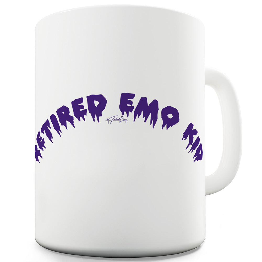 Retired Emo Kid Mug - Unique Coffee Mug, Coffee Cup