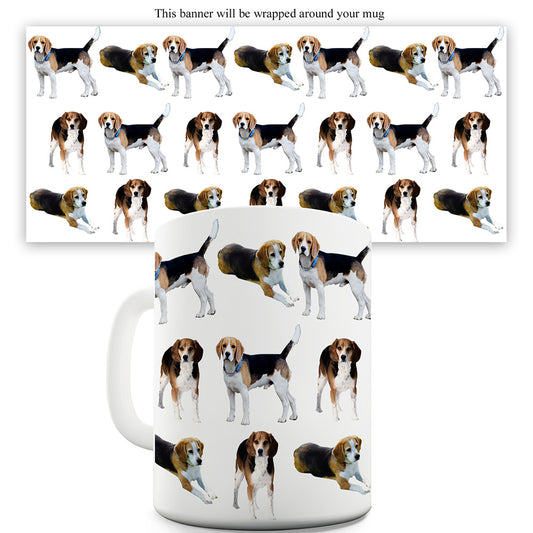 Beagles Pattern Funny Novelty Mug Cup