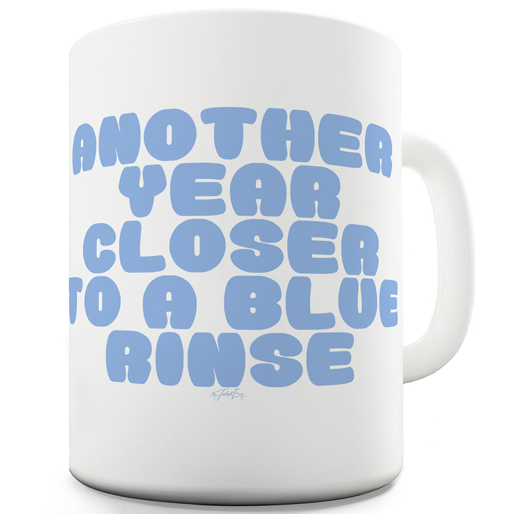 Another Year Closer To A Blue Rinse Funny Mugs For Men