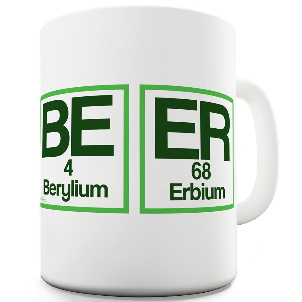 Beer Science Ceramic Mug Slogan Funny Cup