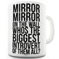 Who's The Biggest Introvert Funny Mugs For Coworkers