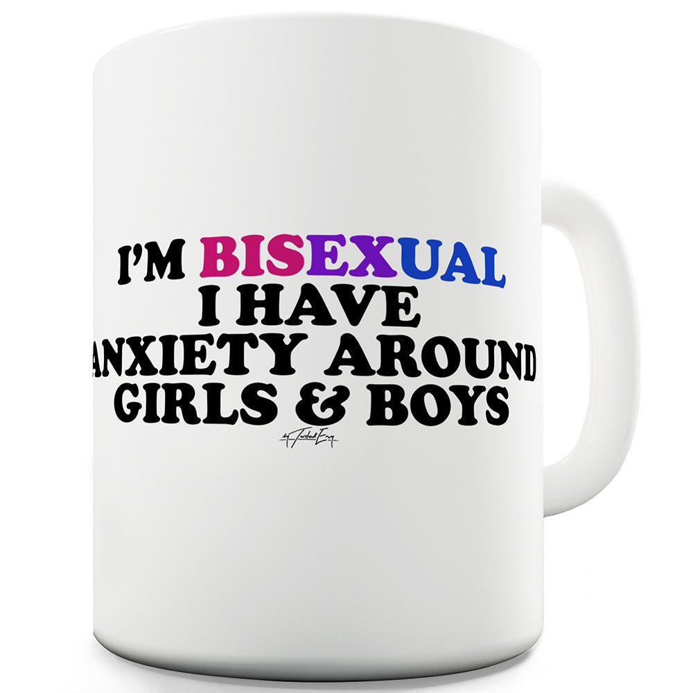 Bisexual Anxiety Ceramic Mug