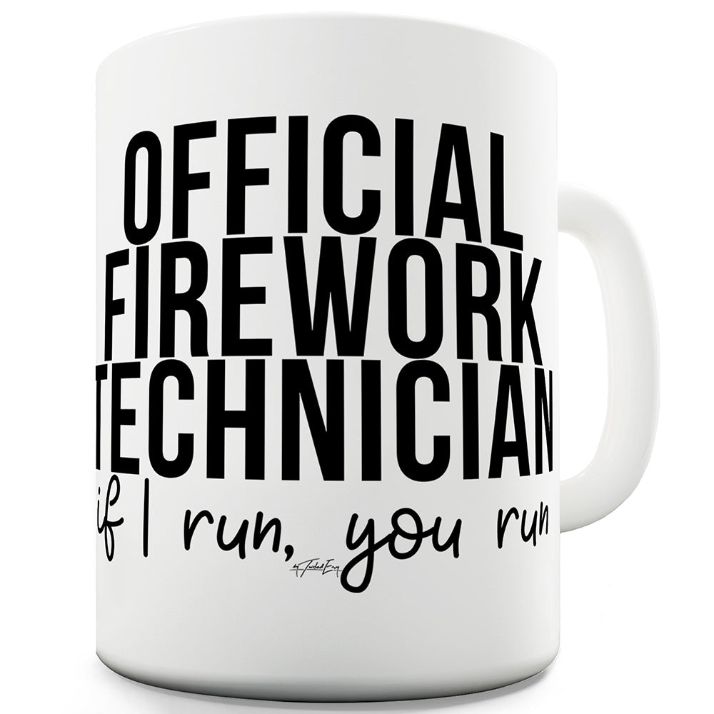 Firework Technician Ceramic Tea Mug