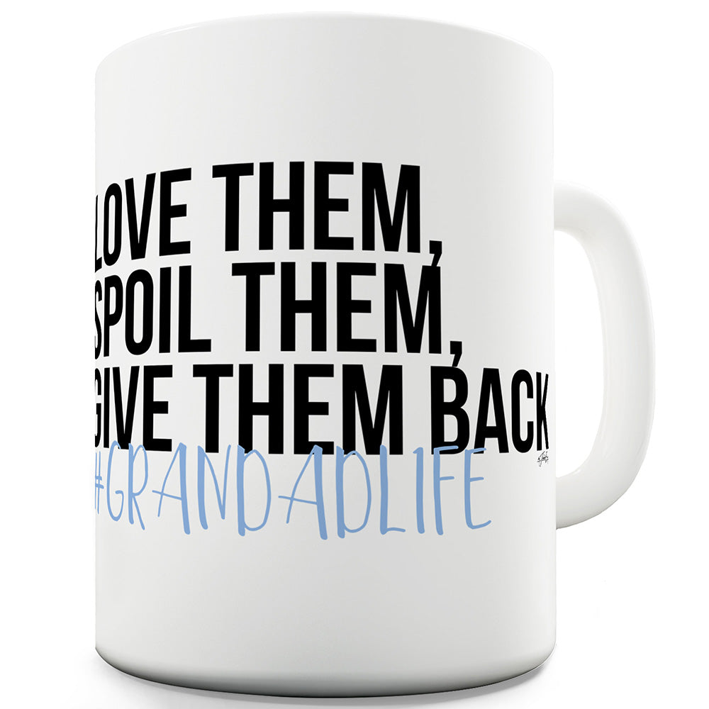 Grandad Life Ceramic Mug Slogan Funny Cup