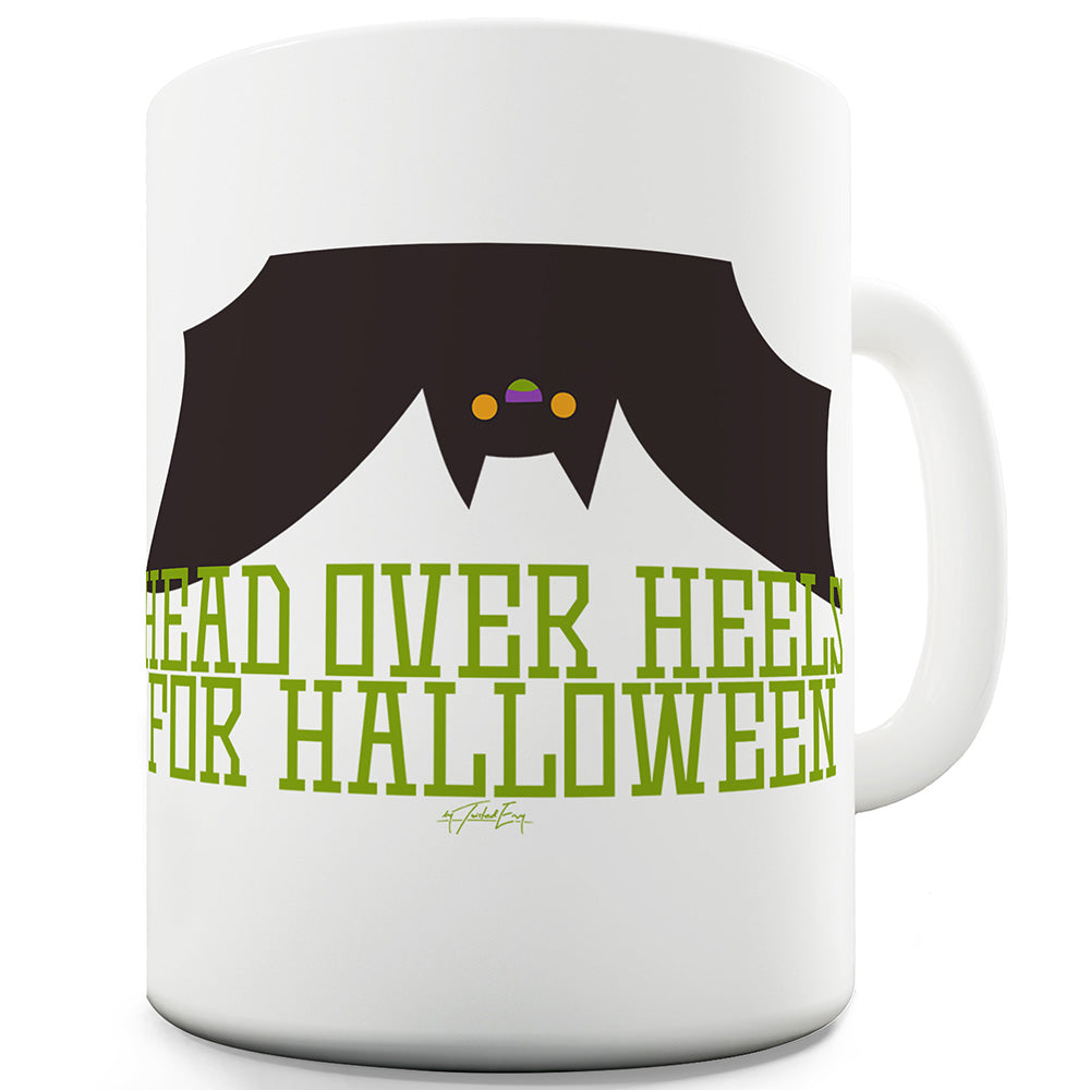 Head Over Heels For Halloween Ceramic Funny Mug