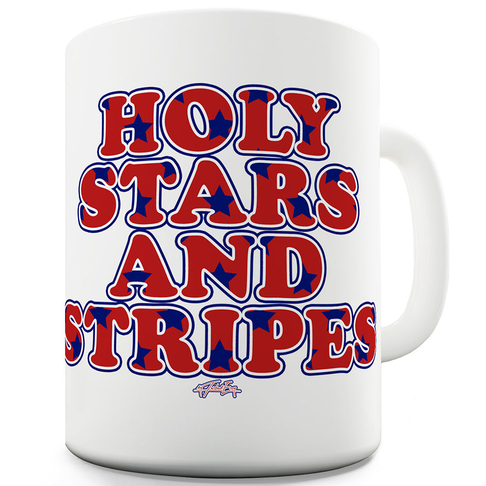 Holy Stars Are Stripes Mug - Unique Coffee Mug, Coffee Cup