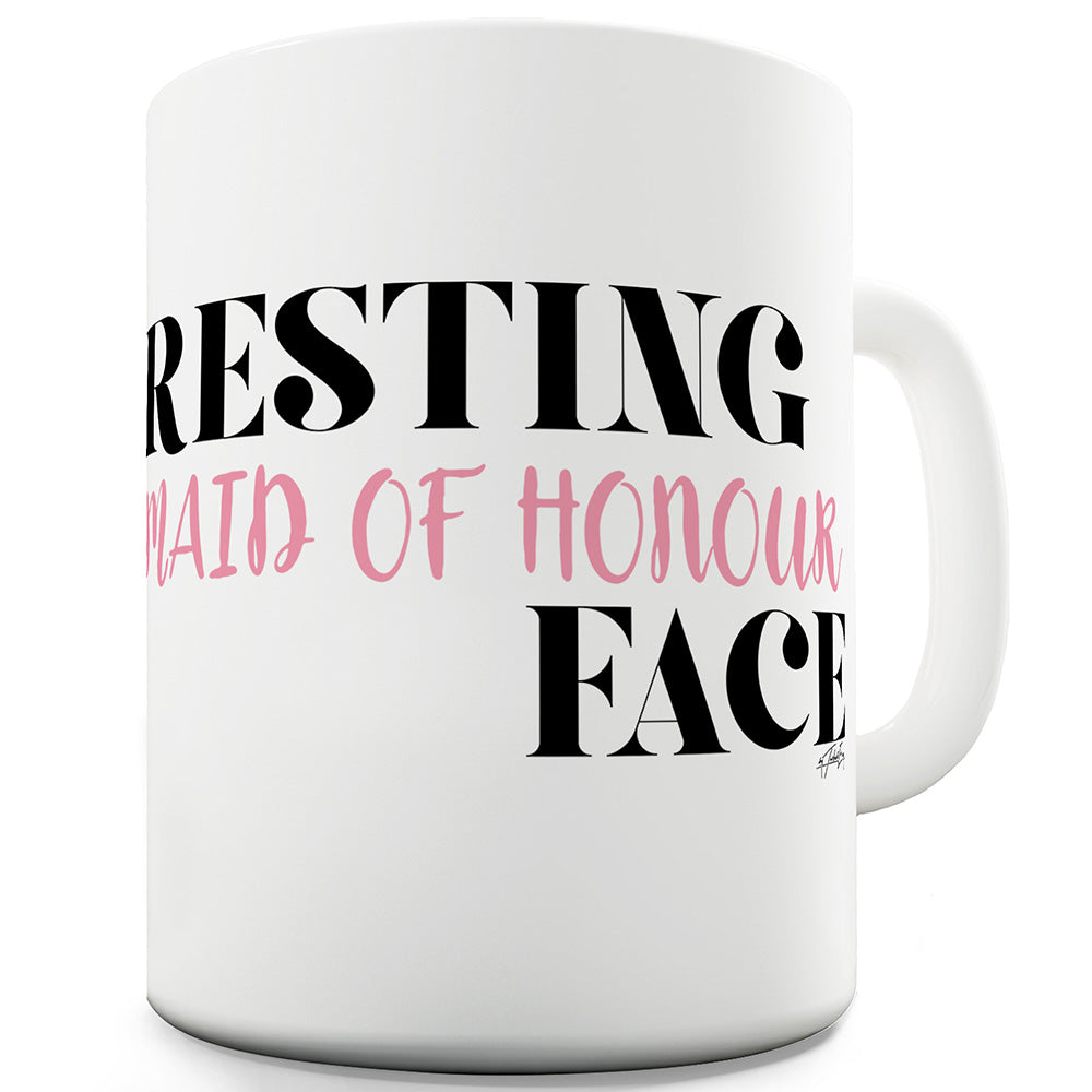 Resting Maid Of Honour Face Ceramic Mug
