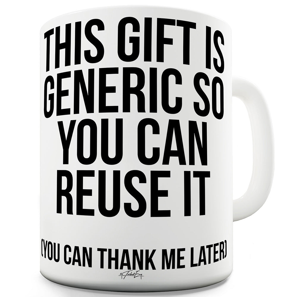 Reuseable Gift Ceramic Mug Slogan Funny Cup