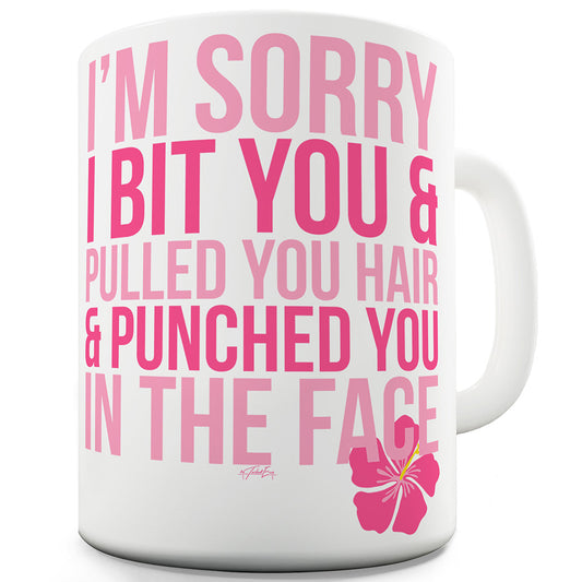 I'm Sorry I Bit You Funny Office Secret Santa Mug