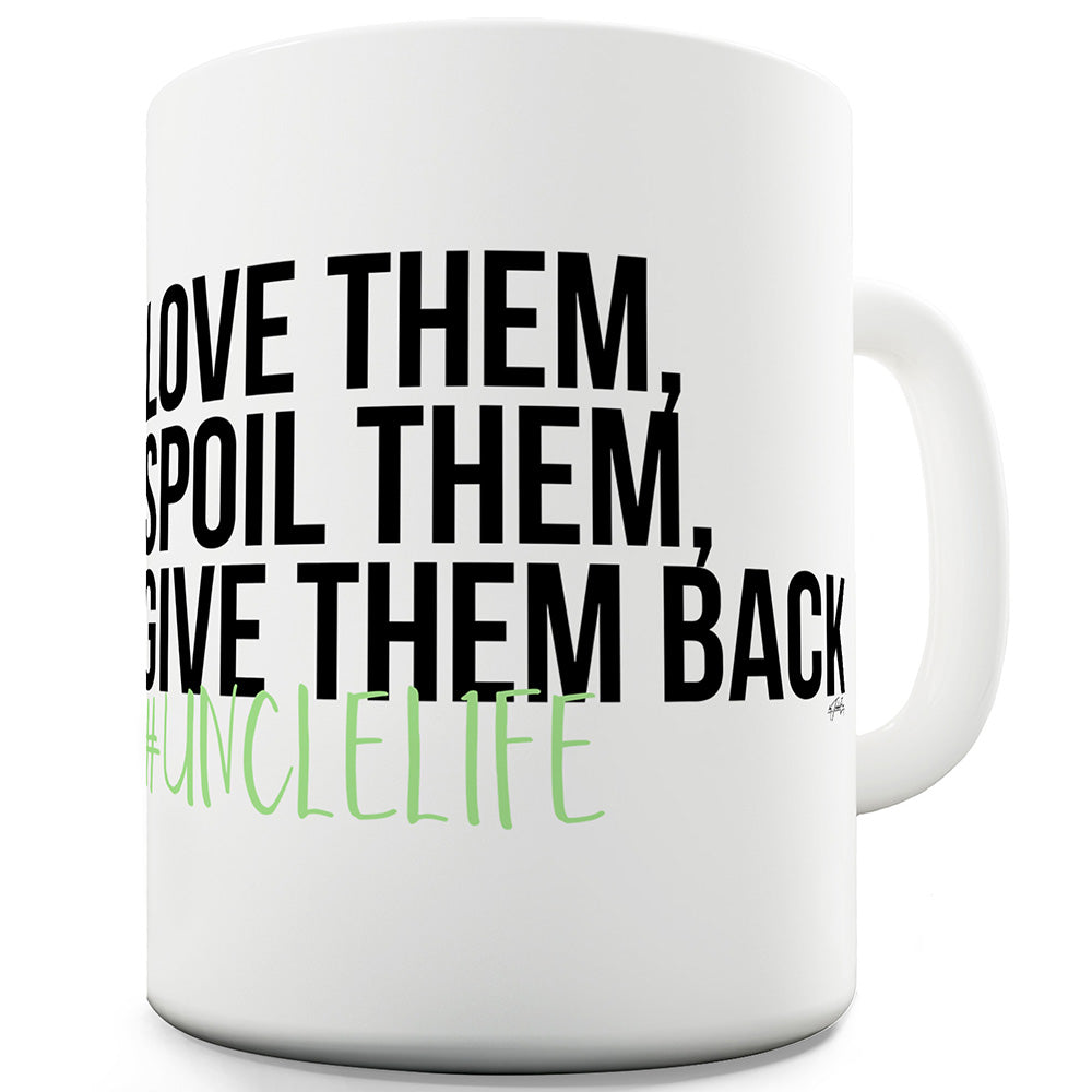 Hashtag Uncle Life Funny Mugs For Dad