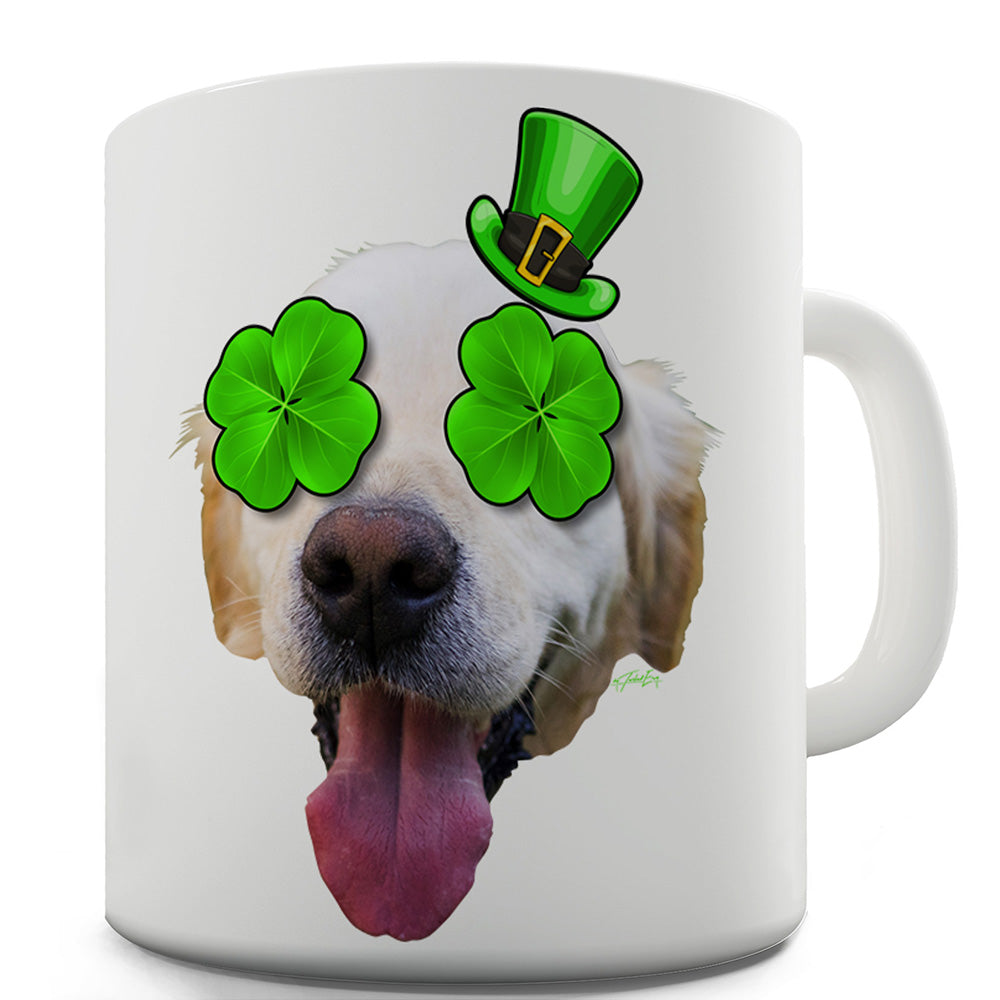 St Patrick's Day Dog Ceramic Mug Slogan Funny Cup