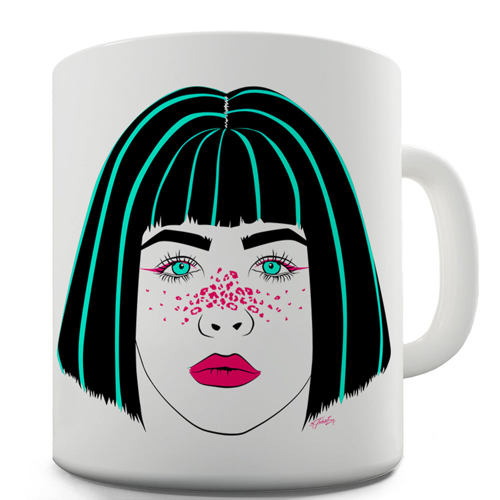 Leopard Print Freckles Ceramic Tea Mug