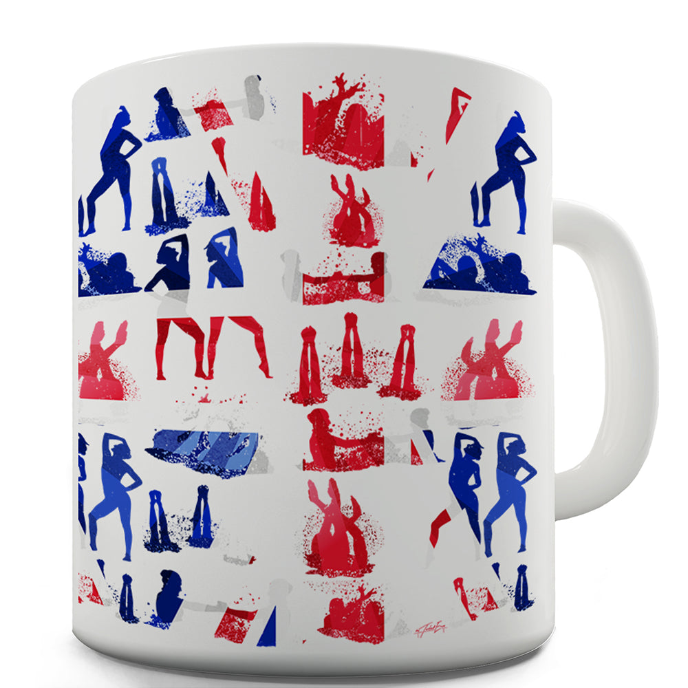 GB Synchronised Swimming Collage Mug - Unique Coffee Mug, Coffee Cup