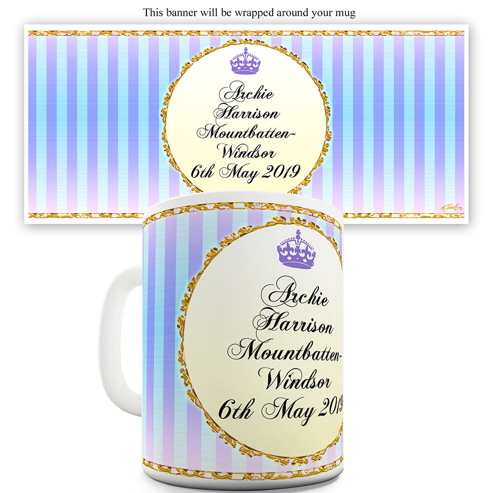 Archie Harrison Strips Royal Baby Funny Mugs For Men