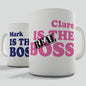 The Real Boss Personalised Mug