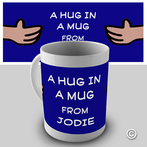 A Hug In A Mug Personalised Mug